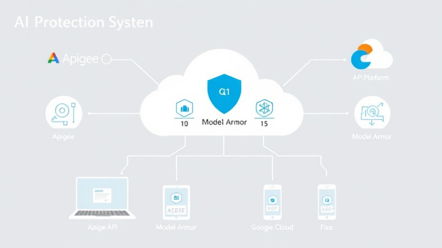 Diagram of how to protect AI apps from prompt injections using Apigee and Model Armor on Google Cloud.