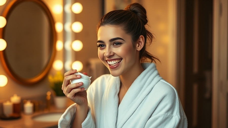 Woman applying cream for quick fixes for tired skin.