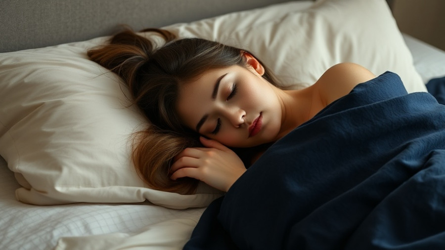 Woman sleeping peacefully illustrating brain activity and sleep.