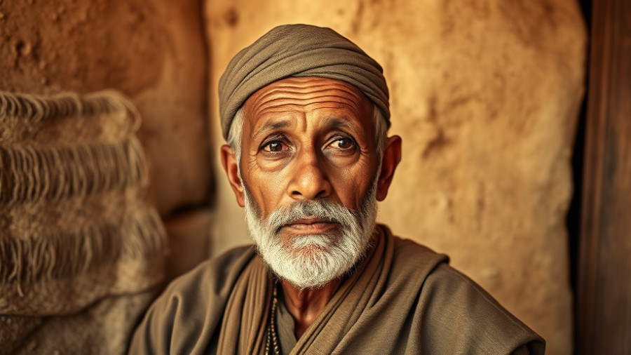 Sepia portrait illustrating AI image generators colonial bias.