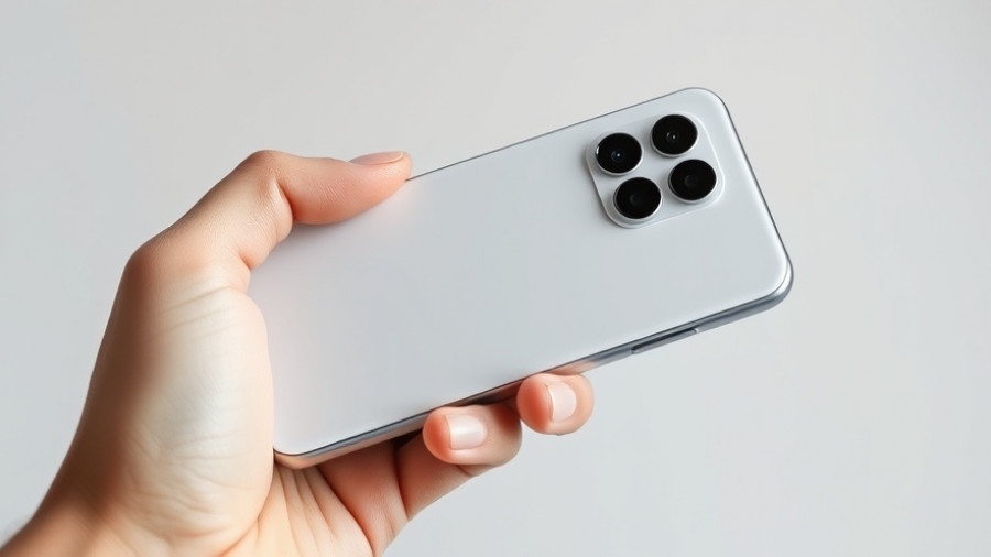 Oppo Find X9 showcasing its camera features in a hand-held image.