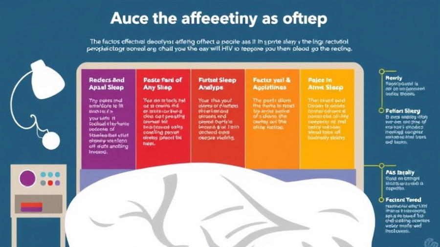 Infographic on how HIV disrupts sleep across Africa, with labeled sections.
