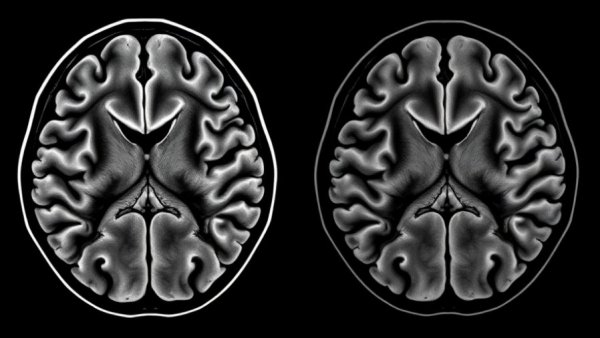MRI scans showing brain microbleeds linked to sleep apnea.