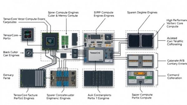 Diagram of AI hardware co-design architecture illustrating components and interconnections.