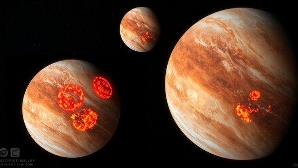 Spectral views of volcanic activity on Jupiter's moon Io in vivid detail.