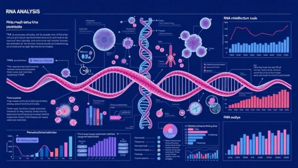 Intricate scientific diagram of RNA modification detection tools.