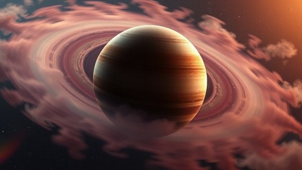 Spot life in the clouds on other worlds: colorful gas giant planet