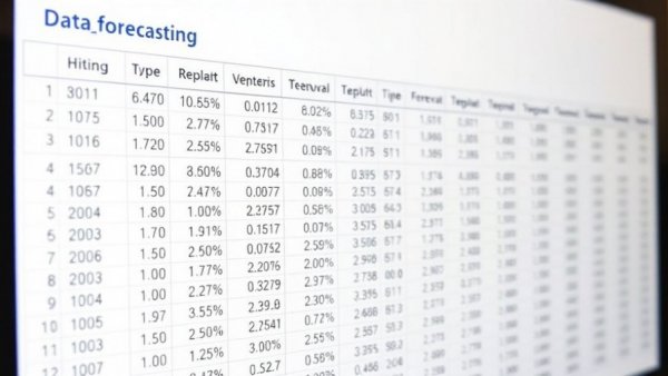 Data table of forecasting results in BigQuery and AlloyDB.