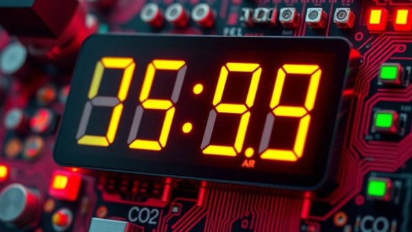 Advanced real-time CO2 monitoring system at conference.