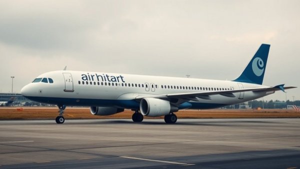 Airbus A320 parked on runway during grounding crisis.