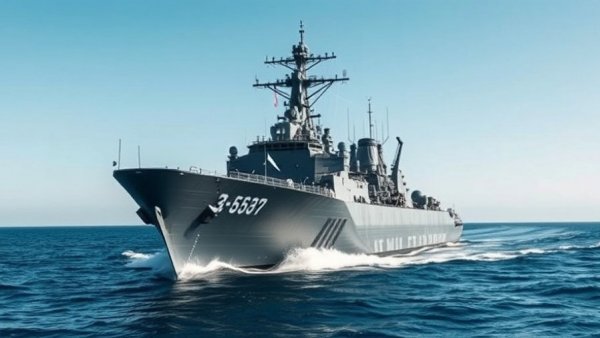 Freedom-class LCS sailing on open waters under clear skies.