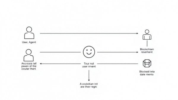 AI agents blockchain transactions diagram depicting user, agent, and blockchain interaction flow.