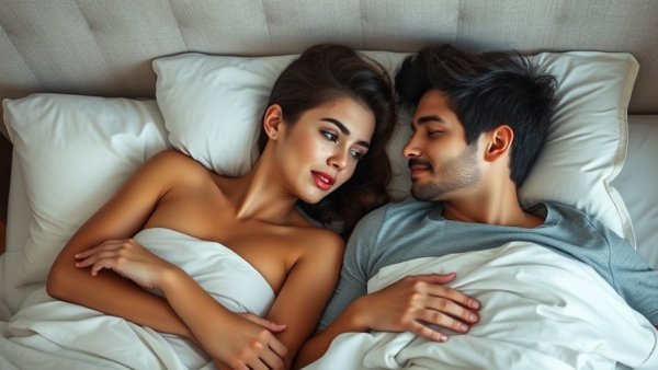 Couple facing away in bed illustrating need for sexual health therapy.