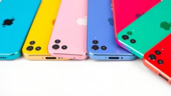 Colorful iPhones showcasing design, related to Apple iOS update cancellation.