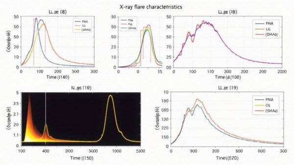 Graph depicting Einstein Probe X-ray Flare Discovery data with multiple plots.