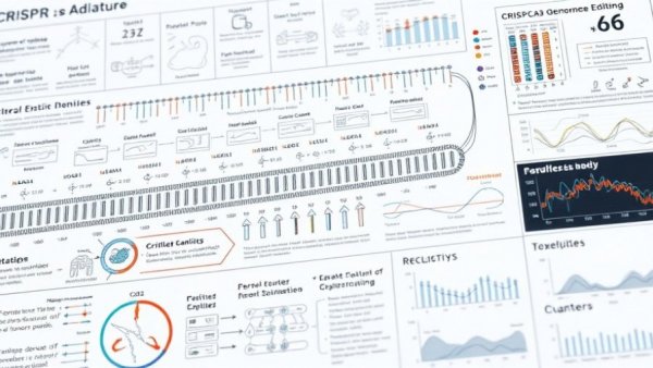 Illustration of CRISPR Cas3 genome editing process with charts.