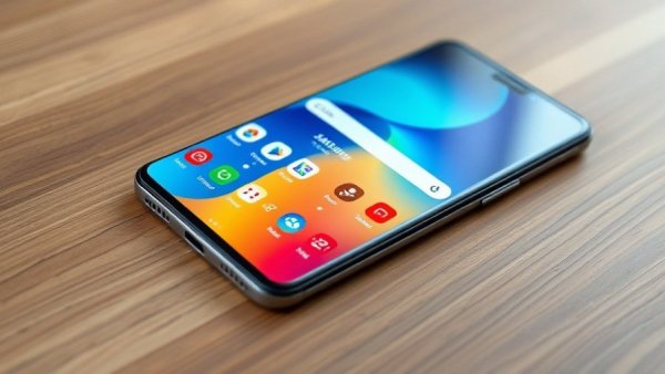 Samsung Galaxy S25 Ultra on table displaying home screen.