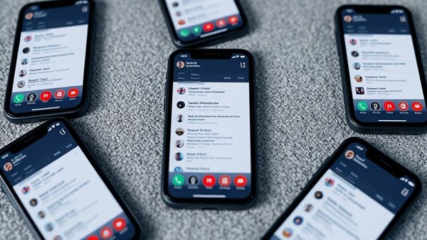 Smartphone screens showing ads in ChatGPT interface.