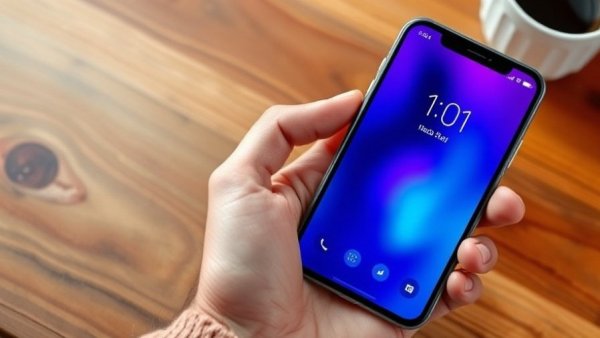 Samsung Galaxy S26 Ultra held with lock screen displaying time.