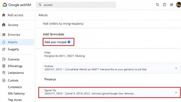 Google Cloud IAM permissions interface highlighting access settings for BigQuery AI and Gemini 3.0.