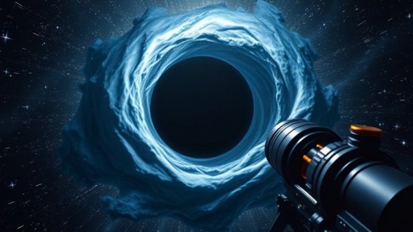 Einstein Probe captures black hole absorbing white dwarf.