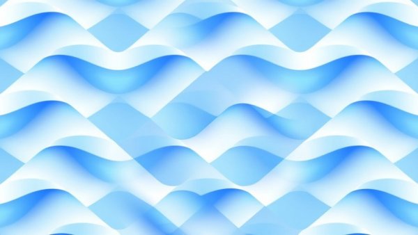 Abstract blue gradient pattern on white background