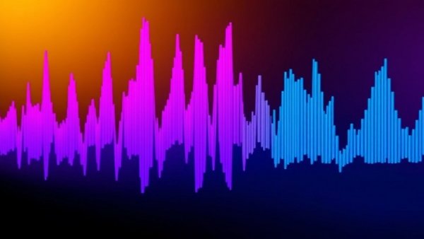 Colorful spectrogram for machine learning bird vocalization analysis.