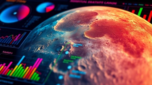 Colorful lunar analysis charts for China's Manned Moon Mission.