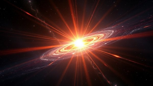 Magnetars and superluminous supernovae in a cosmic illustration.