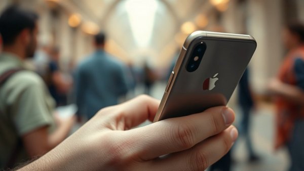 Hand holding an iPhone, capturing DarkSword vulnerabilities scenery.