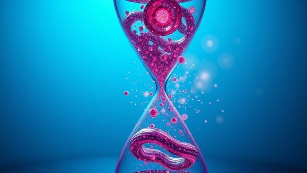 Surreal quantum computing illustration with vivid data streams.