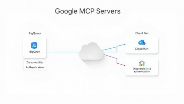 Google MCP Servers diagram with production-ready AI agents and services.