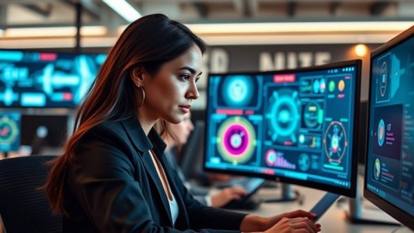 Data annotation specialist working on AI robotics in India office.