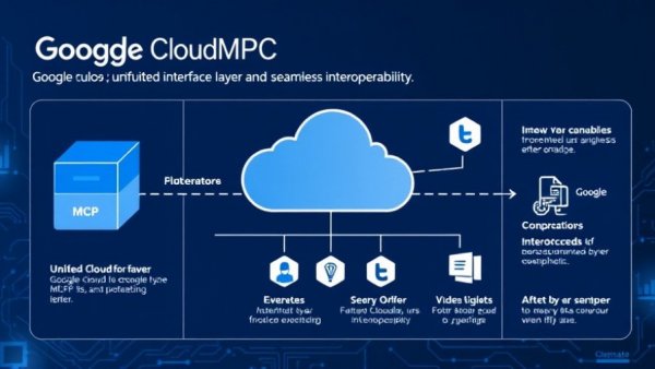 Diagram of Google Cloud managed MCP server features and benefits
