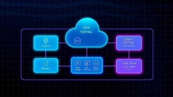 Diagram of agentic AI in cloud-based software architecture.