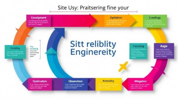 AI in Site Reliability Engineering cycle flowchart with stages.