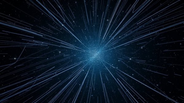 Composite image showing space telescopes tracing satellite trails.