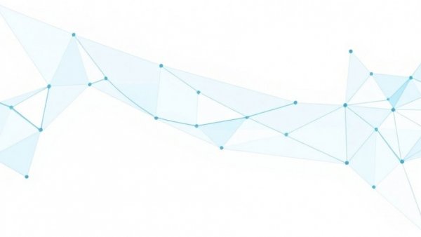 Open Knowledge Format data analytics abstract design in blue gradient.