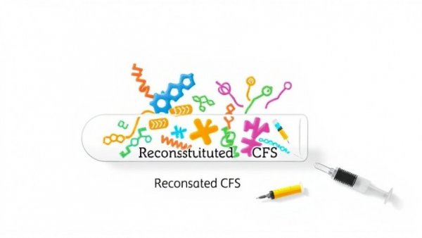Diagram of reconstituted cell-free system with syringes and test tube