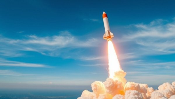 Space innovation seen with rocket launch