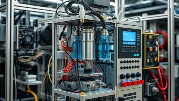 NASA electrolyzer for space missions in a laboratory setting.