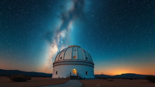 AI-driven telescope under the Milky Way