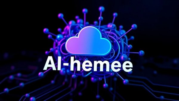 AI infrastructure updates visual with abstract design