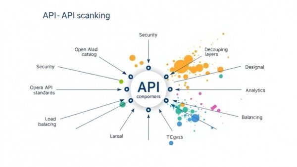 Diagram of API ecosystem components in banking.