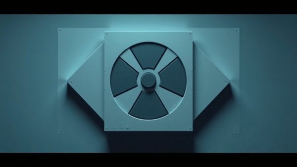 Abstract design symbolizing nuclear strategy modernization with geometric shapes