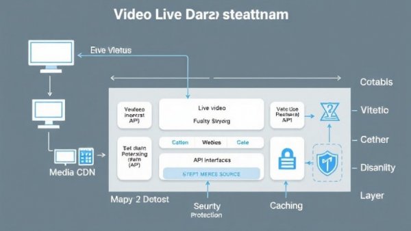 Illustration of live streaming architecture for Airtel IPL 2026 broadcasting.