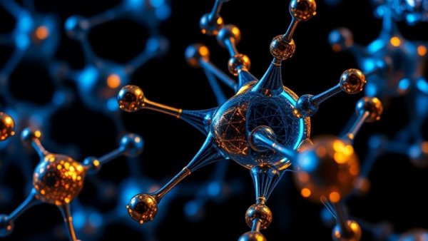 Quantum computing molecular structure visualization