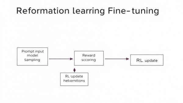 Flow diagram showing reinforcement learning fine-tuning