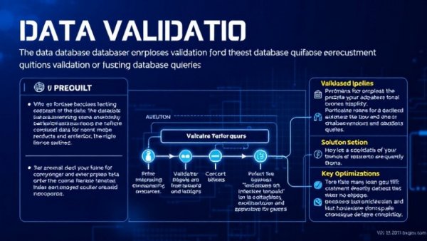 Infographic on scaling data validation efficiently with fewer database queries.
