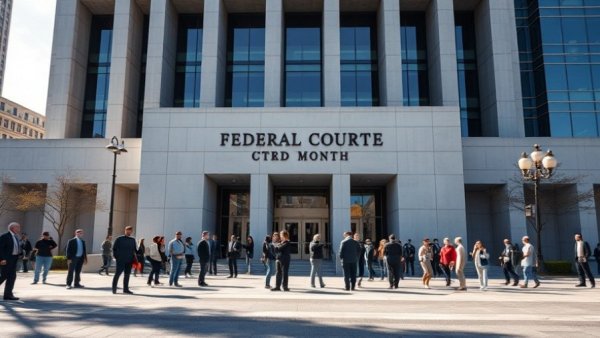 OpenAI Engineer Accused of Spying case in federal courthouse exterior.